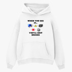 Толстовка худи оверсайз