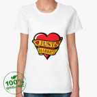 Женская футболка органик