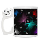 Кружка с футбольным мячиком