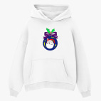 Толстовка худи оверсайз