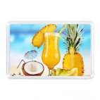 Магнит 7,5 x 5,1 см Коктейль тропики