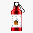 Металлическая бутылка 400 мл UV-DTF