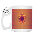 Кружка с футбольным мячиком