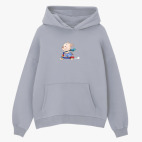 Толстовка худи оверсайз