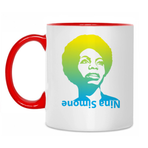 Кружка с принтом Nina Simone