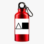 Металлическая бутылка 400 мл UV-DTF