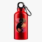 Металлическая бутылка 400 мл UV-DTF