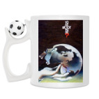 Кружка с футбольным мячиком