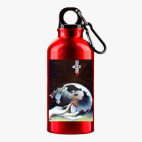 Металлическая бутылка 400 мл UV-DTF