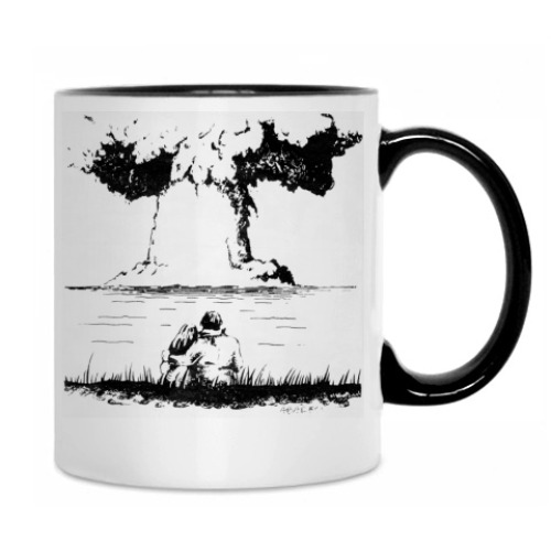 Кружка с принтом 'Быть или не быть?'