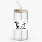 Банка с бамбуковой крышкой