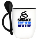 Кружка с ложкой