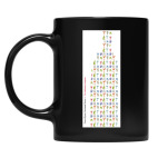 Кружка цветная UV-DTF