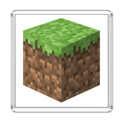 Магнит Minecraft блок