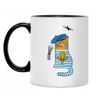 Кружка двухцветная