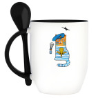 Кружка с ложкой