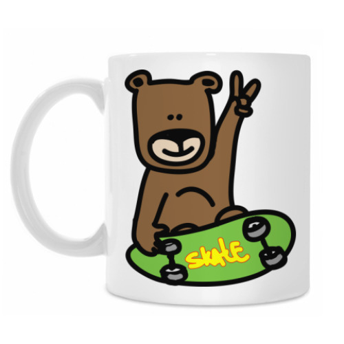 Кружка с принтом 'Skate'