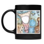 Кружка цветная UV-DTF