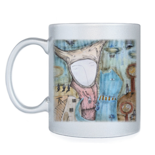 Кружка Синий кот