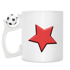 Кружка с футбольным мячиком