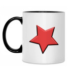 Кружка двухцветная