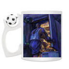 Кружка с футбольным мячиком