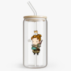 Банка с бамбуковой крышкой