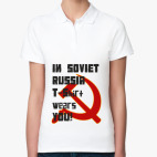 Женская рубашка поло