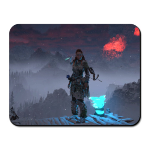 Коврик для мыши с принтом Horizon Zero Dawn