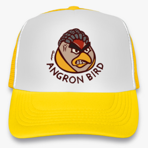 Кепка-тракер с принтом Реально злая птица