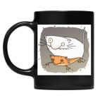 Кружка цветная UV-DTF