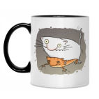 Кружка двухцветная