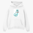 Толстовка худи оверсайз