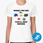 Женская спортивная футболка