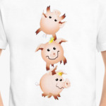 Детская футболка "Хрюшки"