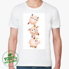 Мужская футболка органик