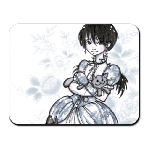 Коврик для мыши с принтом Галка