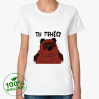 Женская футболка органик