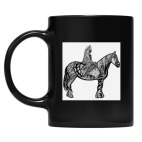 Кружка цветная UV-DTF