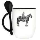 Кружка с ложкой