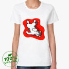 Женская футболка органик