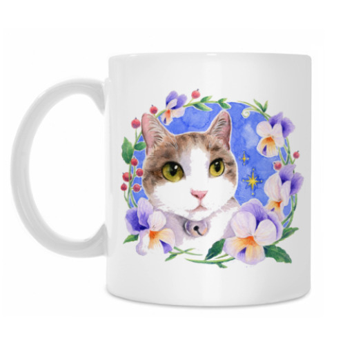 Кружка Flower Cat