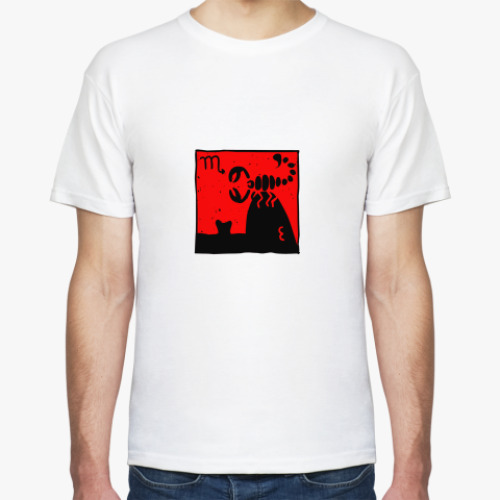 Футболка с принтом Скорпион