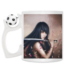 Кружка с футбольным мячиком