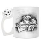 Кружка с футбольным мячиком