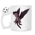 Кружка с футбольным мячиком