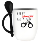 Кружка с ложкой