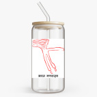 Банка с бамбуковой крышкой