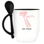 Кружка с ложкой