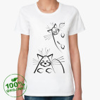 Женская футболка органик